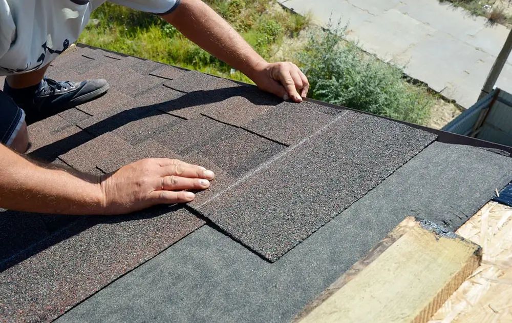 Asphalt shingle roof