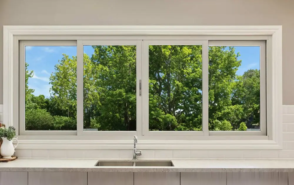 Horizontal sliding window